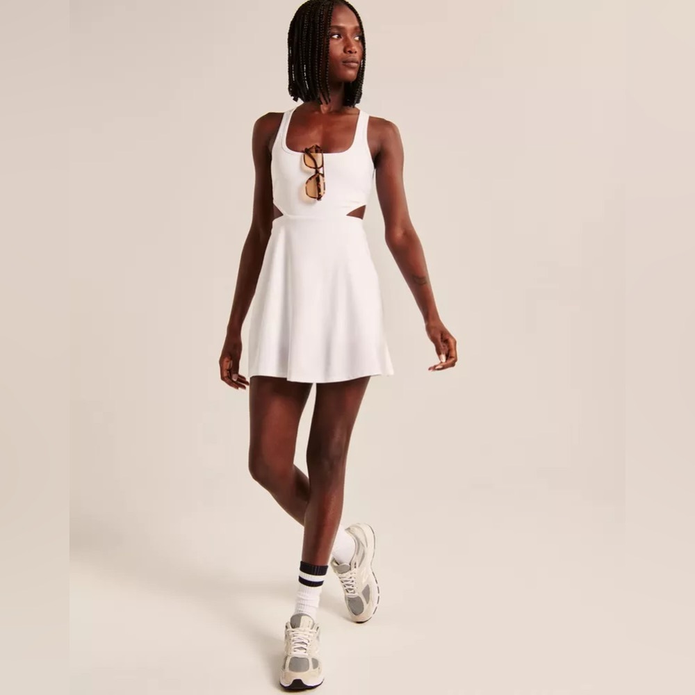 Abercrombie side Cut Out Traveler Mini Tennis dress